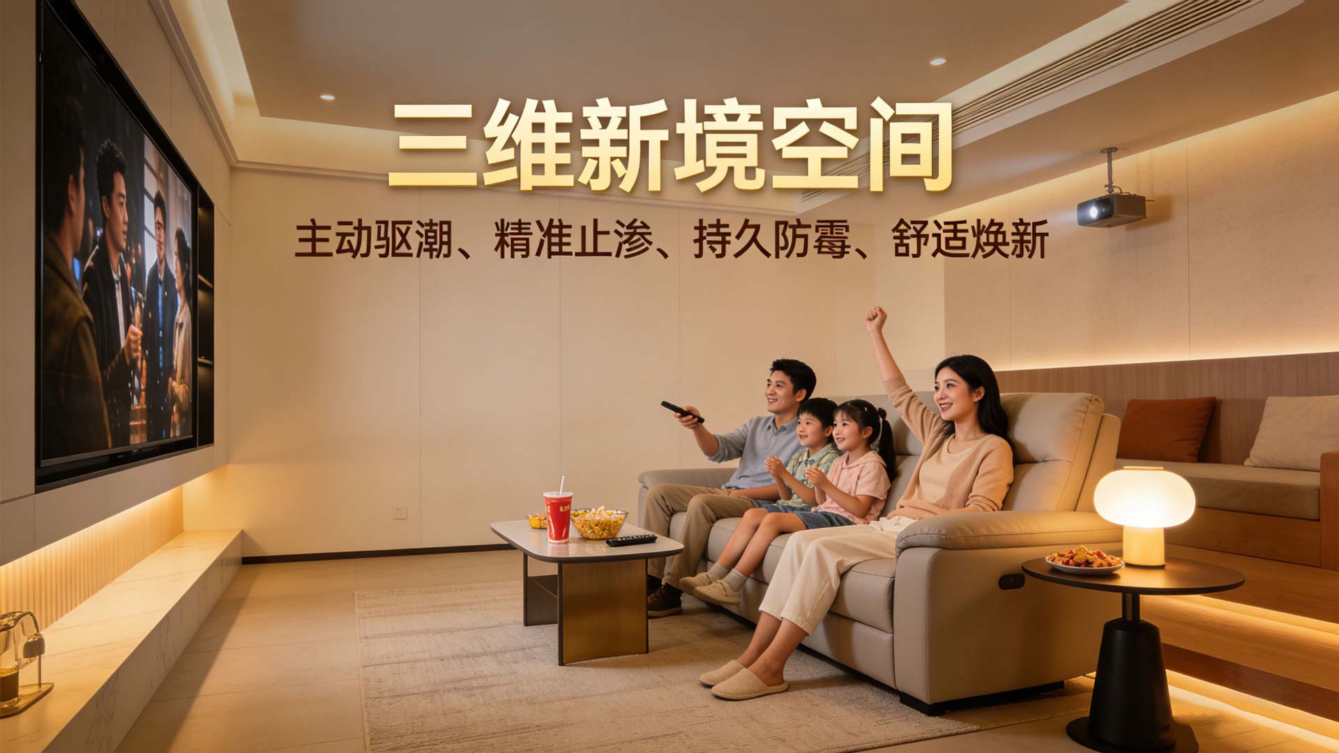 立威三维新境空间 | 宣城高端住宅地下室防水防潮防霉 - 立威防潮官网